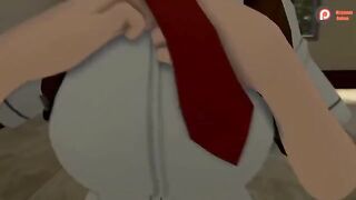 My Hero Academia's Momo and Mineta get steamy in this wild animation