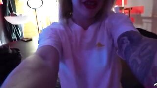Masturbating while watching actors play, a unique solo act