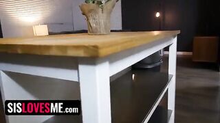 Fitness girl Cece Capella fucks with her stepbrother in a steamy encounter