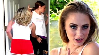 Who doesn't love surprise sex with a hot delivery girl? DoorSmash app delivers steamy fun!