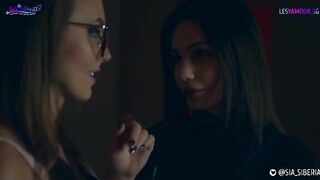 Strap-on Halloween parody with sexy costumes and intense action