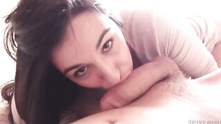 Skinny teen Danika Morì gets her tight ass gapped by a huge dick in stunning HD