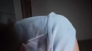 A cute girl gets fucked by her stepbrother in a steamy scene