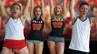 Football Step Moms Rachael Cavalli and Sedona Reign Get Wild in a Taboo Foursome