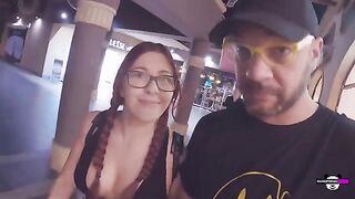 Almost wife fucks in public bathroom like an ex-girlfriend, with raw Italian dialogue