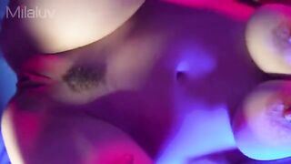 Meaty pussy lips with thick cock and creampie in HD