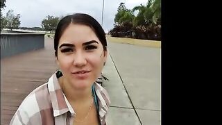 I picked up a hot girl in the park and we fucked hard
