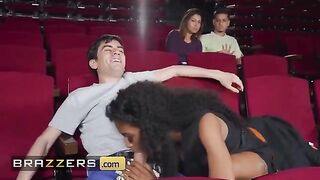 A guy fucked Naughty Tina Fire in the popcorn machine at a cinema