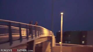 Indian babe with small tits and big ass gets creampied after deepthroat blowjob