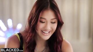 Gorgeous streamer Mina loves BBC of her BF incredibly much