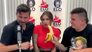 The interview with Elo Podcast ended in a steamy session