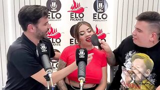 The interview with Elo Podcast ended in a steamy session