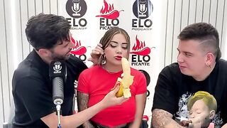 The interview with Elo Podcast ended in a steamy session