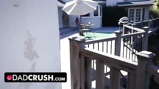 Latina stepdaughter Eliza Ibarra getting cock sucked in POV style