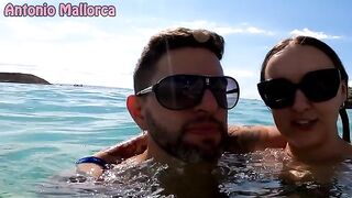 A blond girl was picked up on the Australian beach and fucked hard