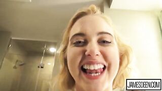 The perfect next-door girl gets fucked hard by a huge cock