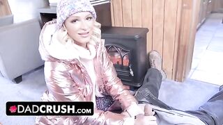 Pervert daddy loves to fuck his stepdaughter Emma Hix, a hot blonde