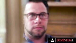 Busty babe Skylar Vox fucked hard in the office by a rough guy