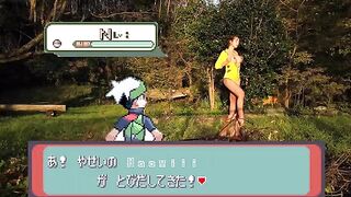 A Japanese girl in erogenous areas tenderly fucked outdoors