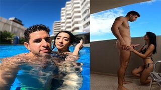 An Argentine girl was picked up at the pool and fucked hard