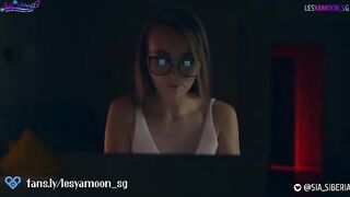 Scary and hot Halloween story with Lesya Moon