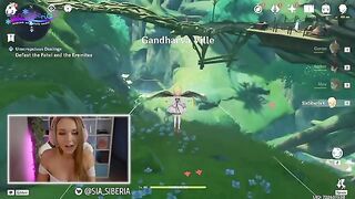 A gamer girl makes a deadly donation in the style of Genshin Impact