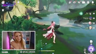A gamer girl makes a deadly donation in the style of Genshin Impact