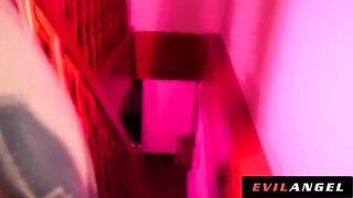 Hot Euro slut gets her holes filled with cock in intense anal gapping action