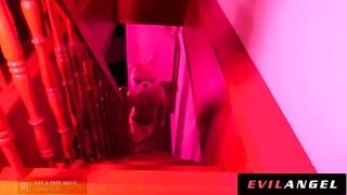 Hot Euro slut gets her holes filled with cock in intense anal gapping action