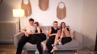 What? They didn't notice how we were fucking right before them?