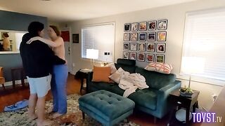 A hot nurse came home from her shift and was fucked by her husband