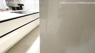 Little Caprice shows how to make the perfect blowjob in this steamy scene