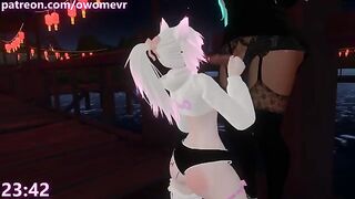 We edged each other and came into the new year, featuring intense VRChat ERPs