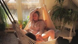 Amateur couple enjoys passionate and sensual sex on a sunny day