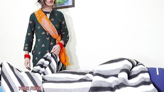 The Indian maid was so sexy that she took away my blanket and I was left with nothing