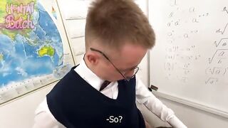 The hottest teacher's day ever, straight from the classroom to the bedroom