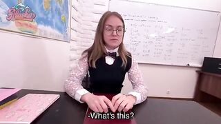 The appetizing girl was fucked by a lustful director