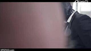 Cheating husband punished by a dominant Little Caprice