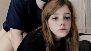 A cute girl is having slow sex with her roommate in this exclusive video