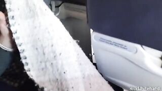 A flight attendant gets fucked hard by her pilot husband in public