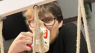 Cute girl Jenny fucks in her ass with a man named Jim