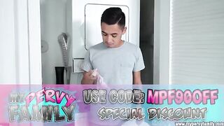 My stepsister asked me to clean her room but she offered me sex
