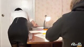 Student took an anal exam from a hot teacher instead
