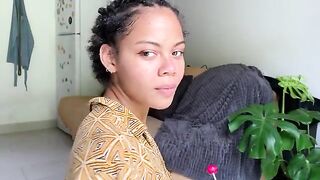 Latina babe begs for a dick to fill her mouth with cum