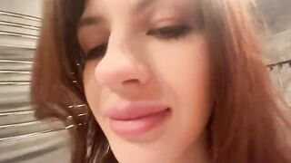 A young cute 18-year-old girl is celebrating her birthday with hard sex