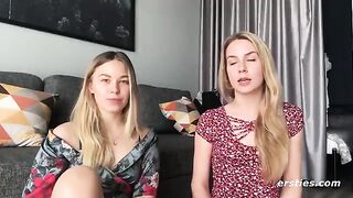 Amateur babes have a good time while licking each other’s pussies