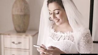A bride is about to get married, but she has doubts and fears