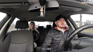 The luckiest taxi driver ever, straight from FakeTaxi vibes!