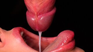 Best way to milk your cock with ASMR blowjob technique