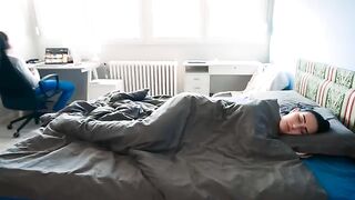 A stepson fucks his stepmom in the presence of his dad by accident